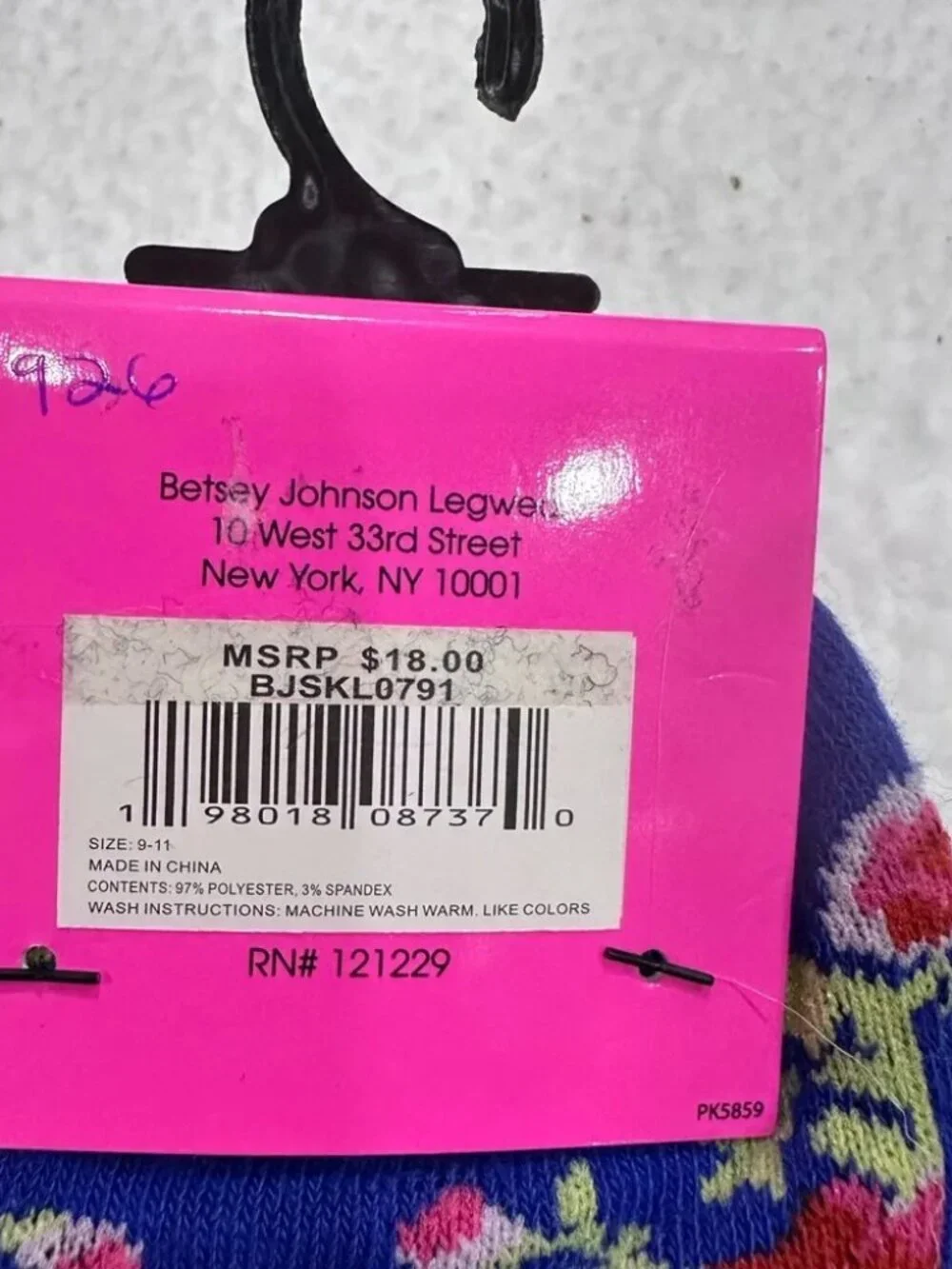 BETSEY JOHNSON LOW CUT SOCKS - 6 PAIR